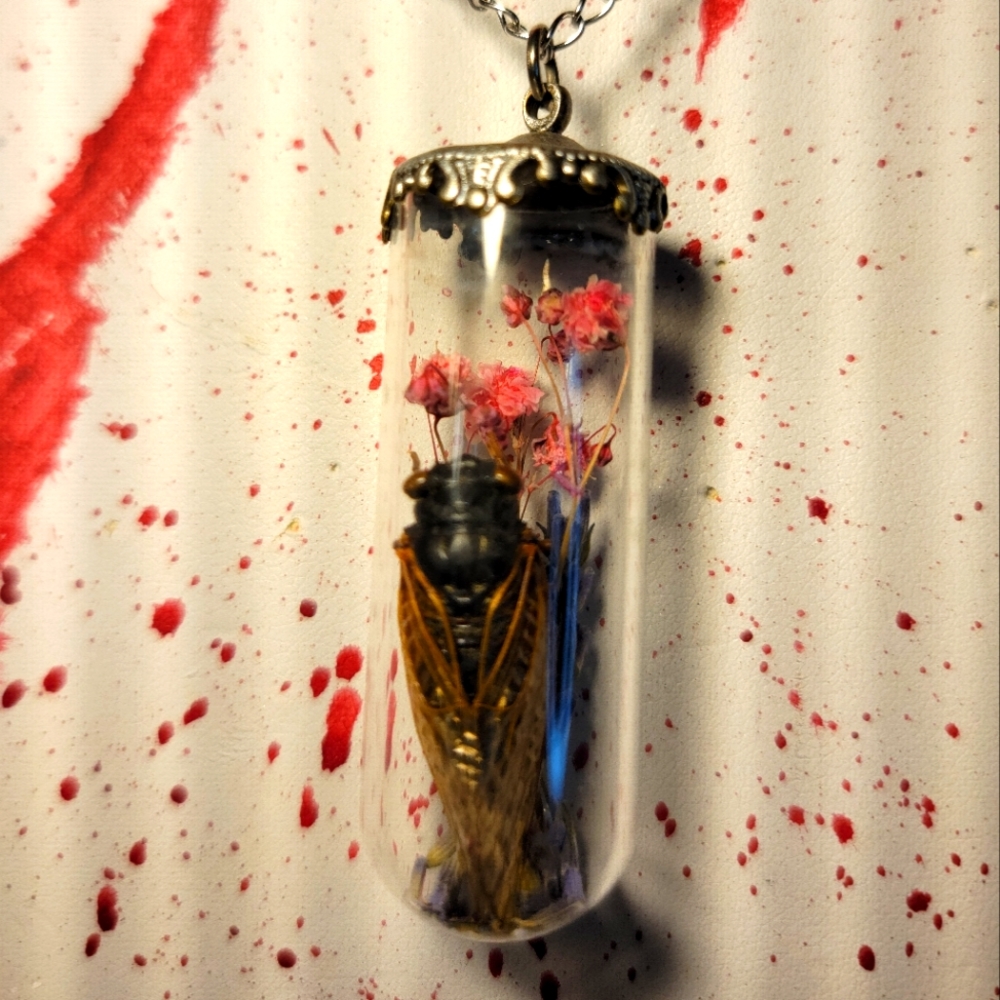 Brood x cicada necklace